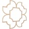 Ekena Millwork 83W x 83H x 14T Large Anderson Decorative Fretwork Wood Ceiling Panels, Red Oak CELW83X83X0250ANDRO - alternate 6